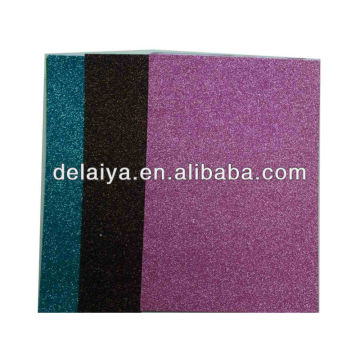 colorful glitter EVA foam sheet with adhesive